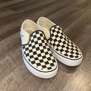 Women’s Checkered Vans Size 8